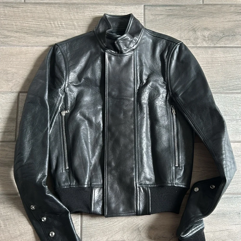 Rick Owens leather jacket - Picture 2 of 6